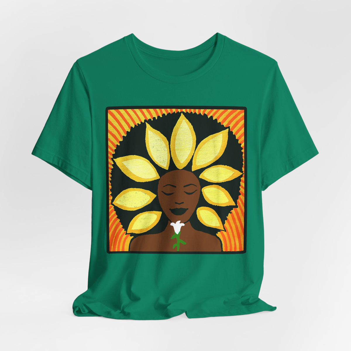 The Sunflower Crewneck T- Shirt