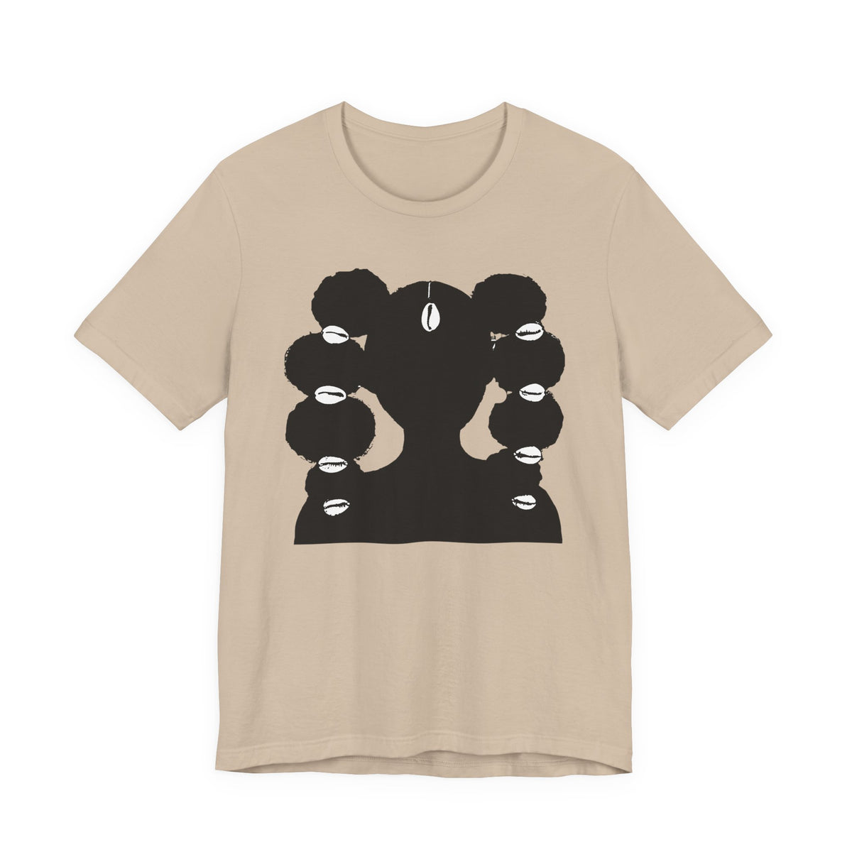 Afro Ponytails & Cowries Shells T- Shirt