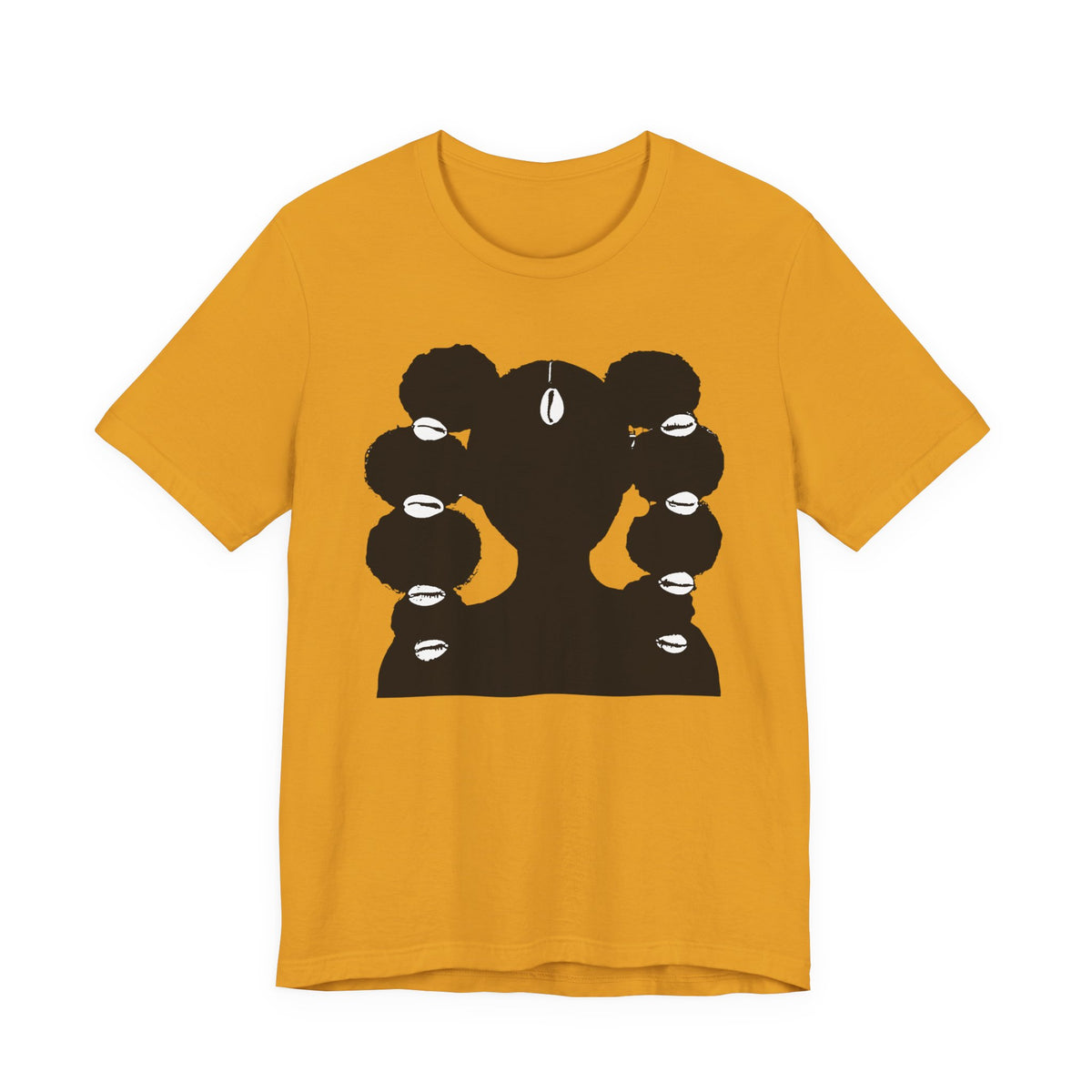 Afro Ponytails & Cowries Shells T- Shirt