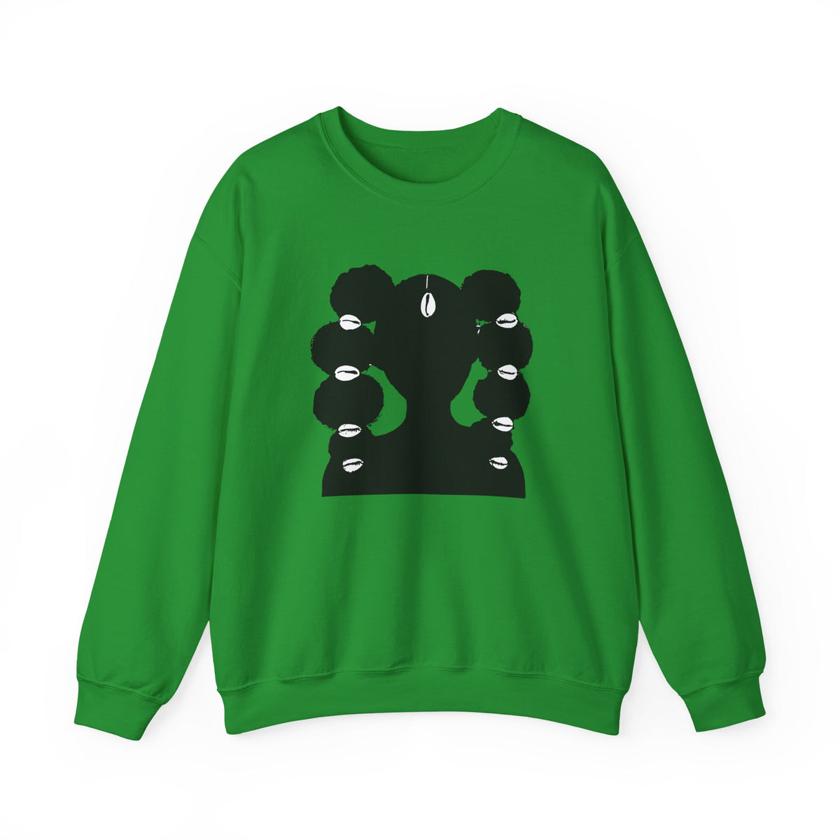 Copy of Fro Hawk with Cowrie Shells Crewneck Sweatshirt