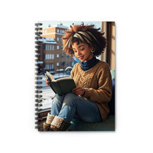 Load image into Gallery viewer, Autumn Girl 2 Spiral Notebook - Ruled Line