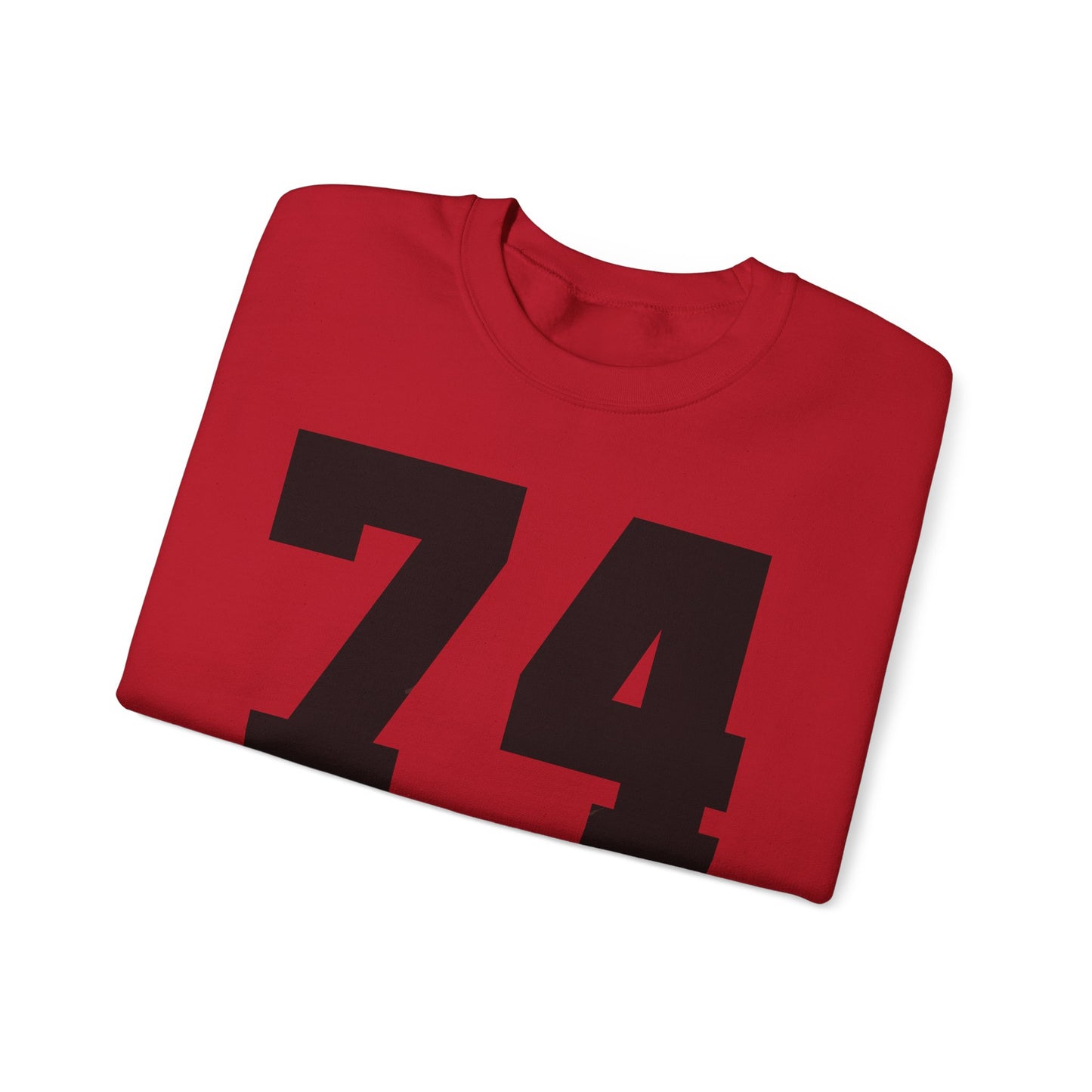 Your Birth Year Custom Unisex Heavy Blend™ Crewneck Sweatshirt Red/Black