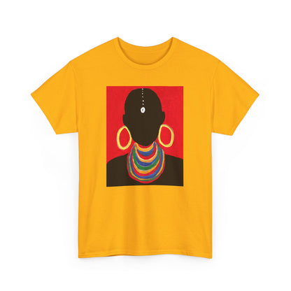 The Masai Woman Art UNISEX Adult Cotton Tee
