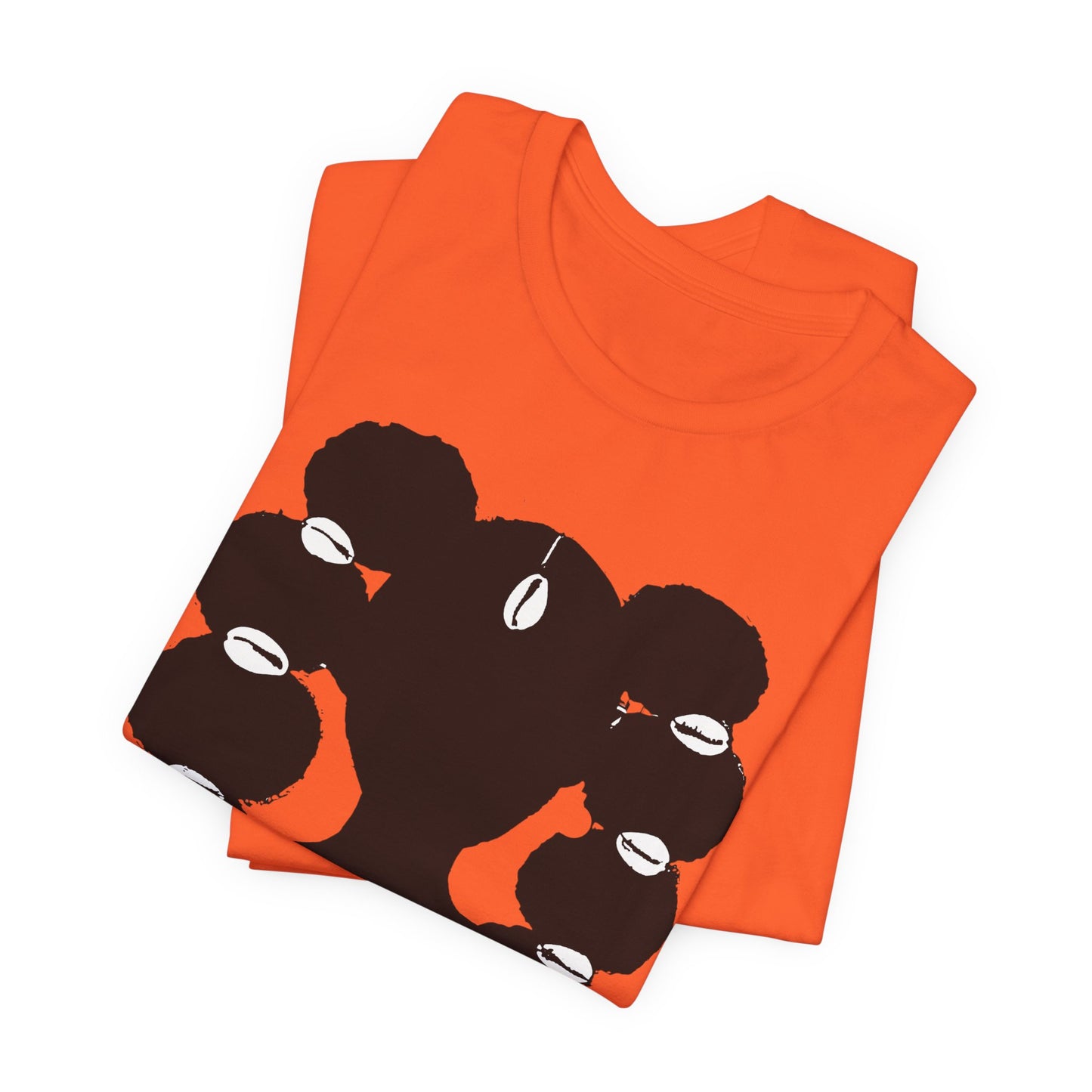Afro Ponytails & Cowries Shells T- Shirt