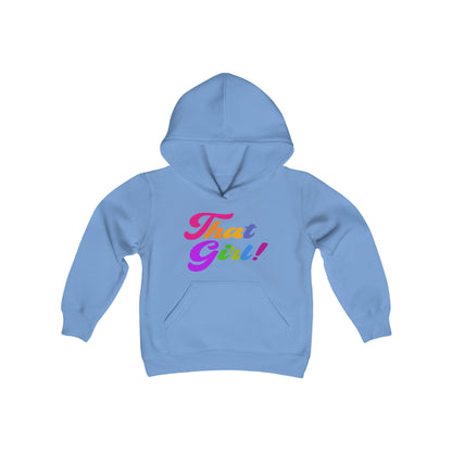 The "THAT GIRL" Youth Heavy Blend Hooded Sweatshirt - Yes Lioness Arts