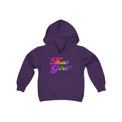 The "THAT GIRL" Youth Heavy Blend Hooded Sweatshirt - Yes Lioness Arts