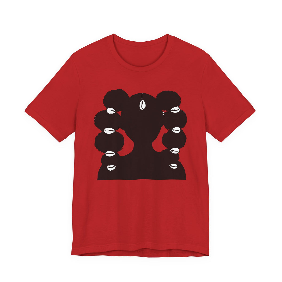 Afro Ponytails & Cowries Shells T- Shirt