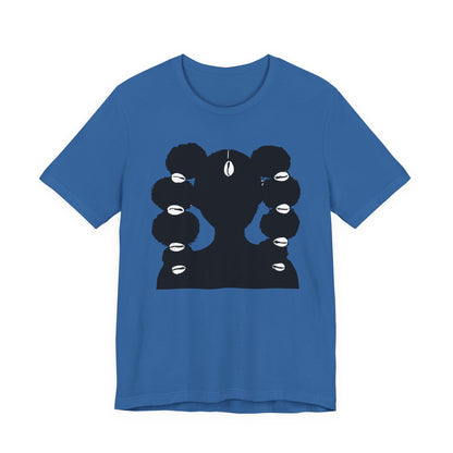 Afro Ponytails & Cowries Shells T- Shirt