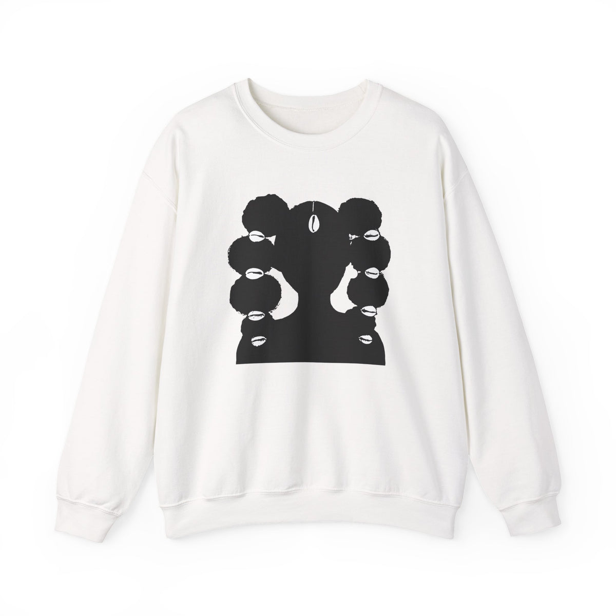 Copy of Fro Hawk with Cowrie Shells Crewneck Sweatshirt