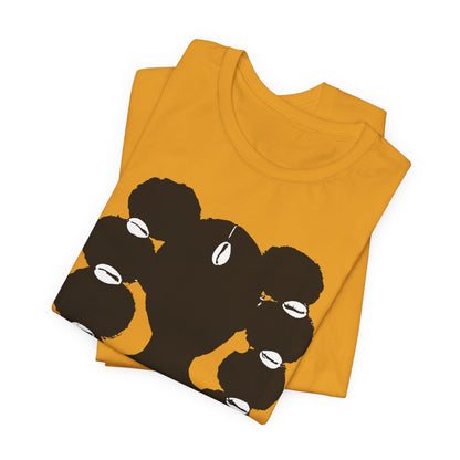 Afro Ponytails & Cowries Shells T- Shirt
