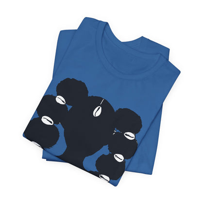 Afro Ponytails & Cowries Shells T- Shirt