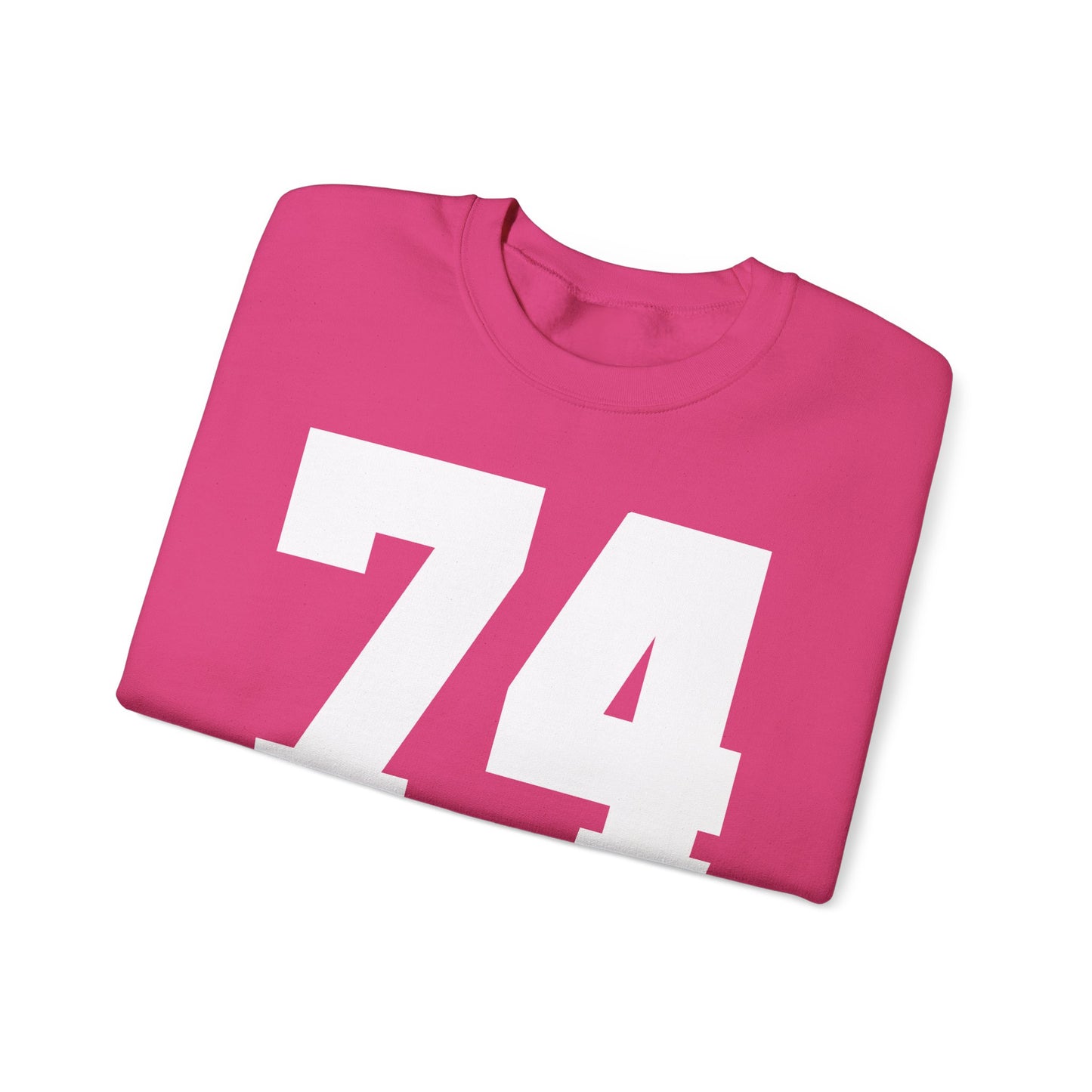 Copy of My Birth Year Custom Unisex Heavy Blend™ Crewneck Sweatshirt Fuschia/White