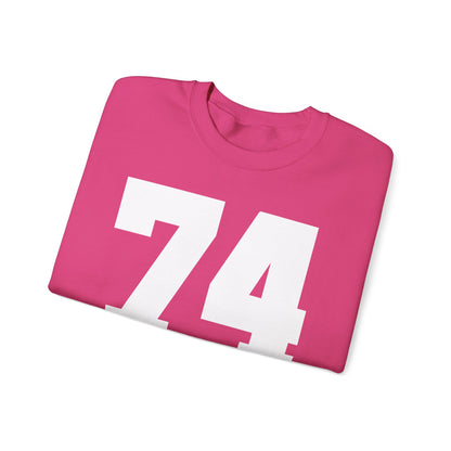 Copy of My Birth Year Custom Unisex Heavy Blend™ Crewneck Sweatshirt Fuschia/White