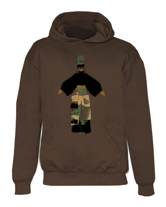 Camo Cargo Queen Unisex Hoodie - Yes Lioness Arts