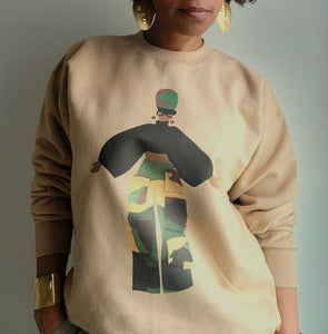 Camo Cargo Queen Crewneck Sweatshirt