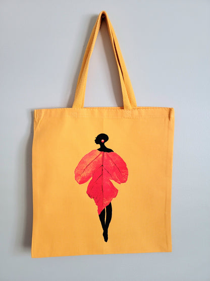 Autumn Leaf Diva Tote Bag