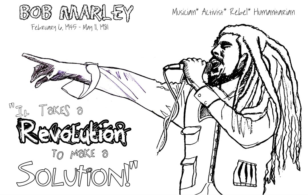 The Revolution Will Be Colorized Coloring Book (For adults & teens)