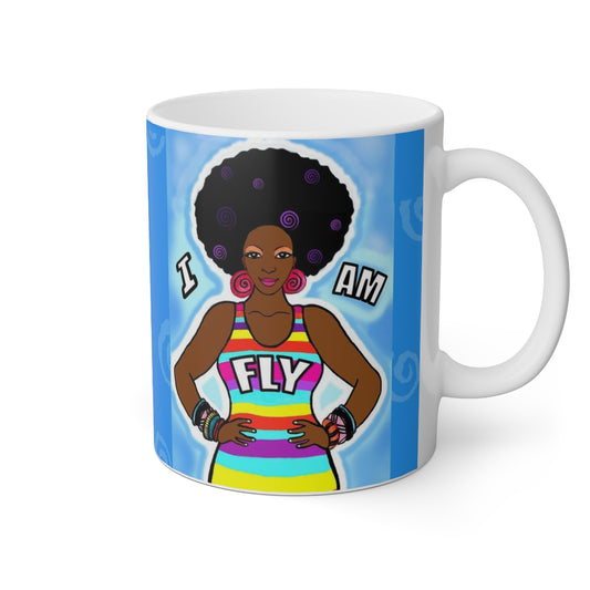 I AM FLY Mug - Yes Lioness Arts