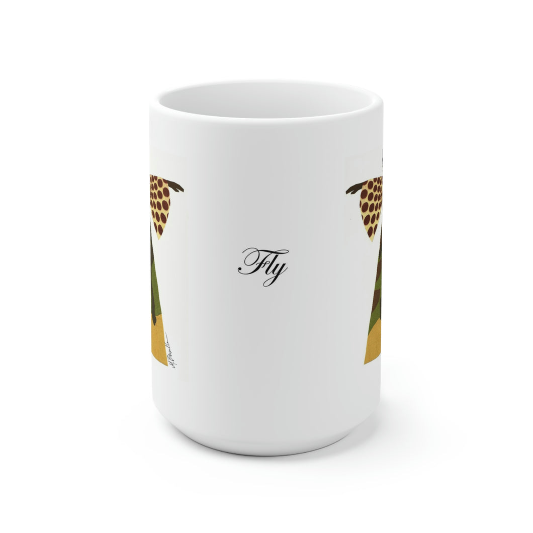 Fly Bantu Ceramic Mug 15oz
