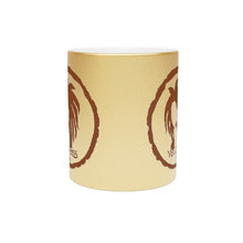 Load image into Gallery viewer, Yes Lioness Logo Metallic Mug (Gold)