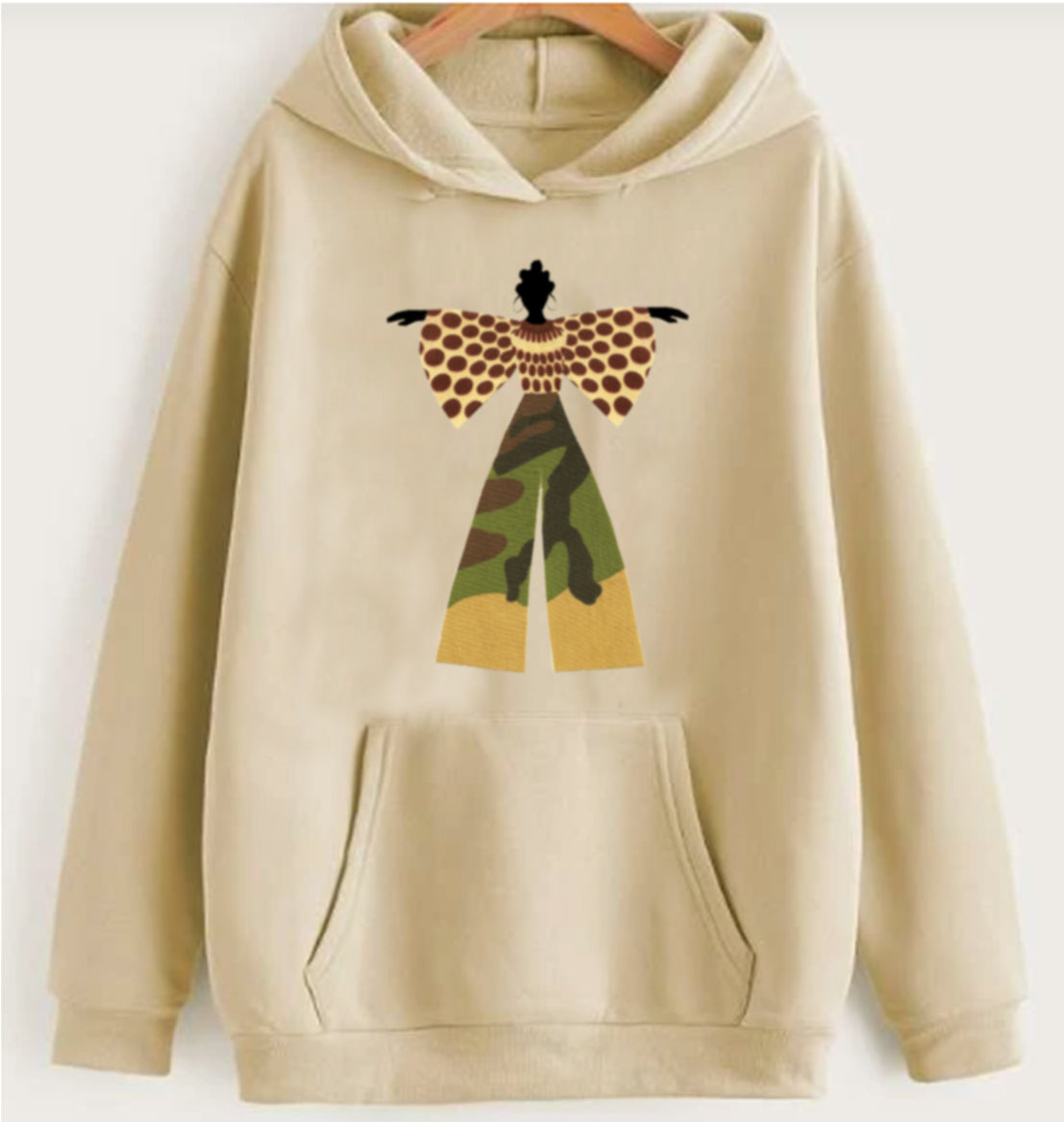 The Bantu Hoodie in Sand - Yes Lioness Arts