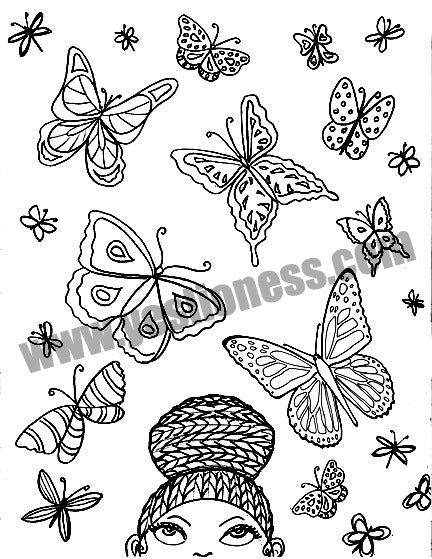 The Blooming Little Goddess Coloring Book - Yes Lioness Arts