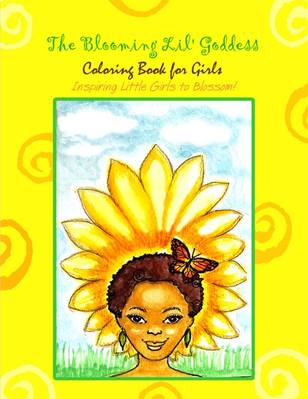 The Blooming Little Goddess Coloring Book - Yes Lioness Arts