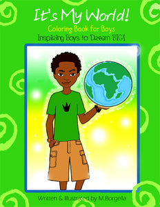 It's My World Coloring Book for Boys