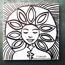 Load image into Gallery viewer, The Sunflower Woman Pre-Drawn Canvas