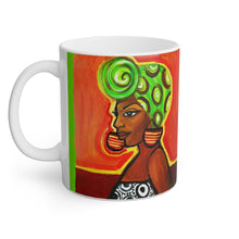 Load image into Gallery viewer, Green Turban Woman Mug