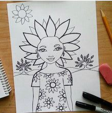 Load image into Gallery viewer, The Little Goddess Coloring Book